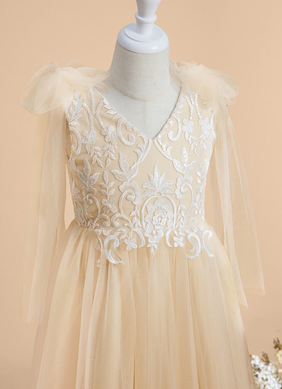 Robe Midi Tulle Beige - gallery 6