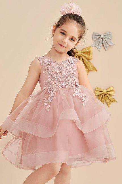 Robe Midi Tulle Fleurie - gallery 1