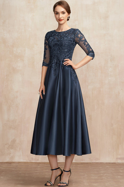 Robe Midi Chic Satin Éthique - gallery 3