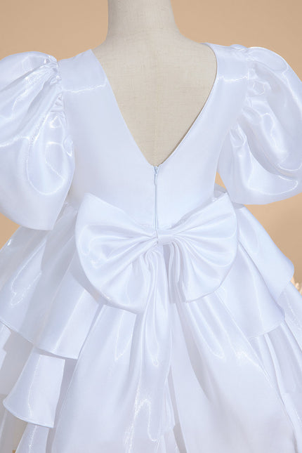 Robe Midi Satinée Volants - gallery 6