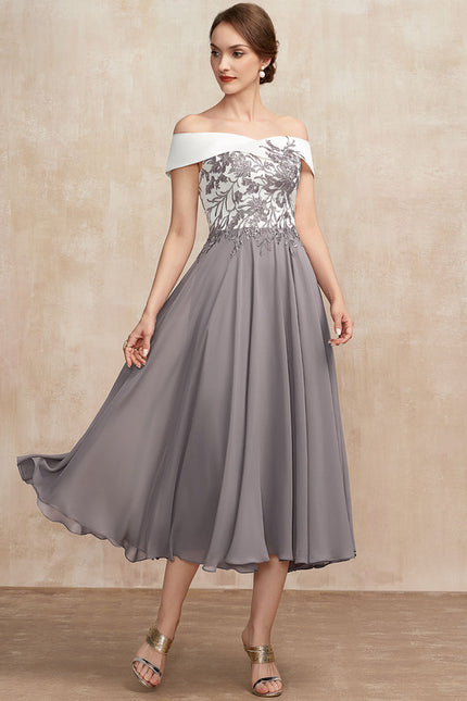 Robe Midi Aube Satinée - gallery 4