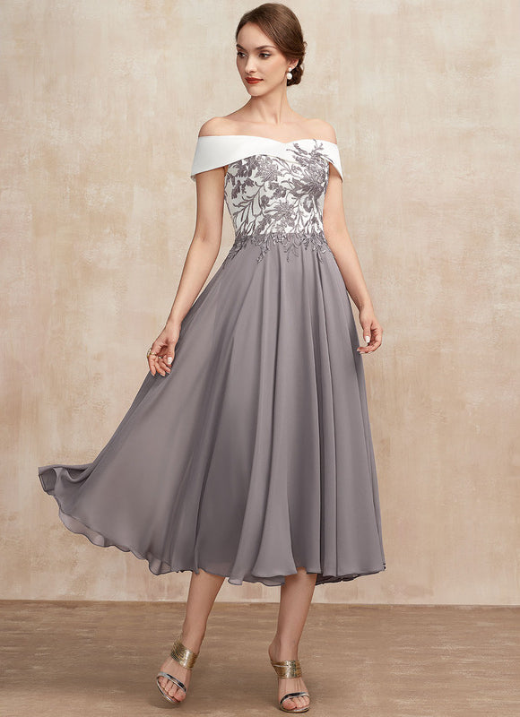 Robe Midi Aube Satinée - gallery 4