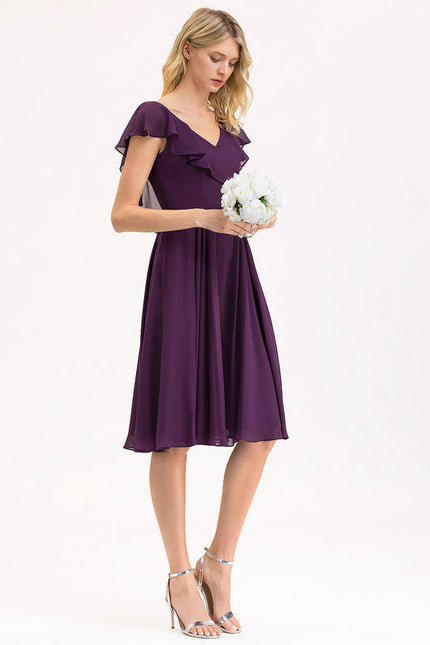 Robe Midi Trapèze Élégante - gallery 4