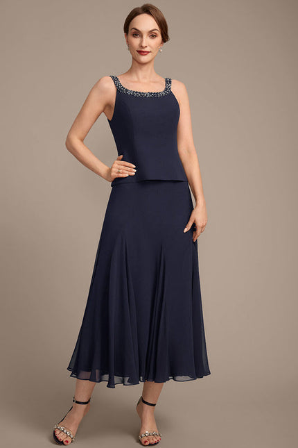 Robe Midi Veste Chic Mousseline - gallery 6