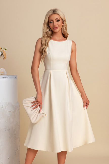 Robe Midi Col Bateau - gallery 3