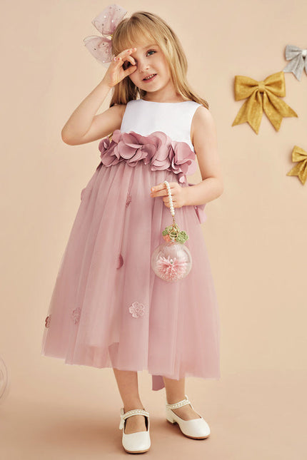 Robe Midi Fleur De Satin - gallery 9