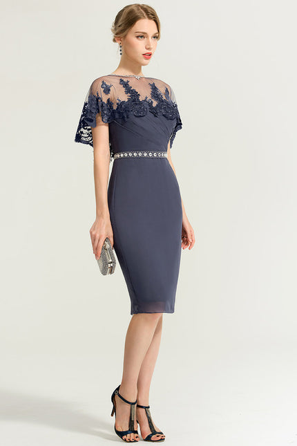 Robe Midi Nuit Marine Chic - gallery 4
