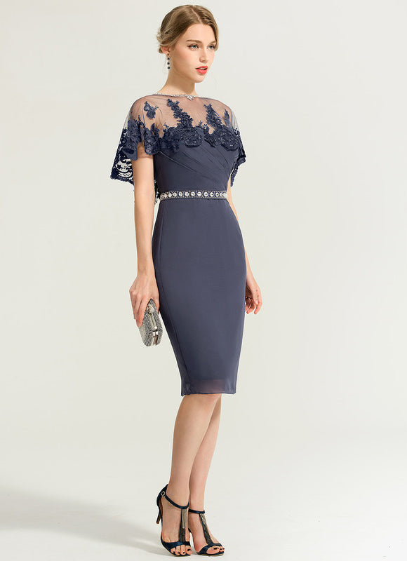 Robe Midi Nuit Marine Chic - gallery 4