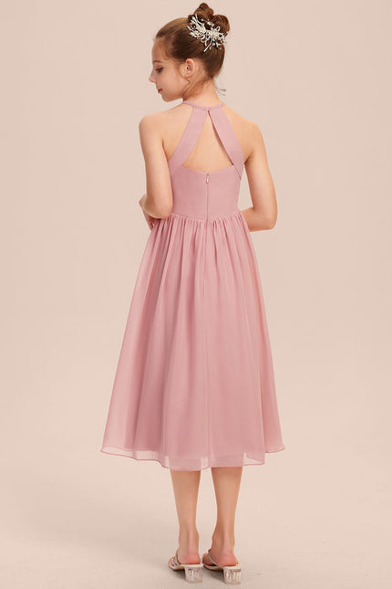 Robe Midi Mousseline Verte - gallery 4