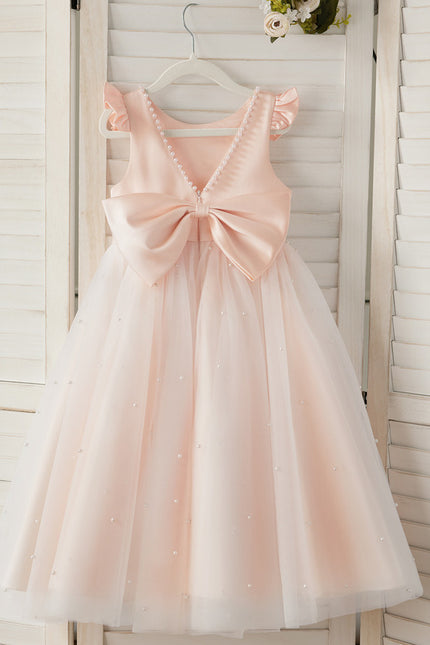 Robe Midi Satinée Perlée - gallery 7