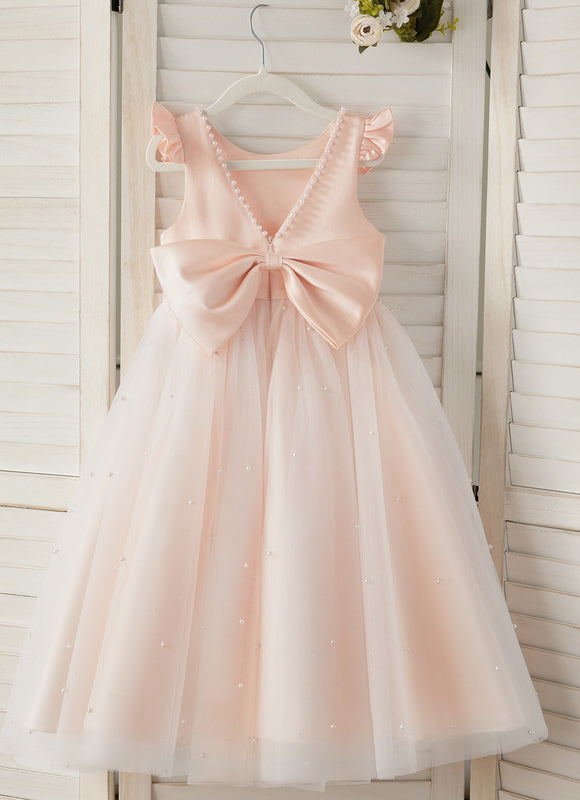 Robe Midi Satinée Perlée - gallery 7