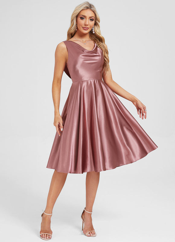 Robe Midi Satin - gallery 1