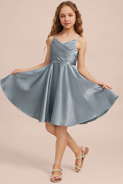 Robe Midi Satinée Aérienne - gallery 6