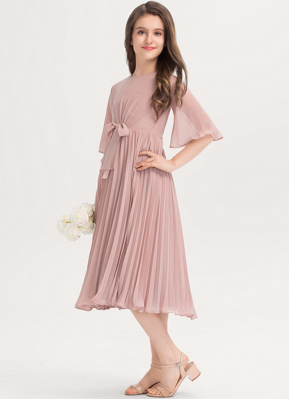 Robe Midi Plissée Douce - gallery 3