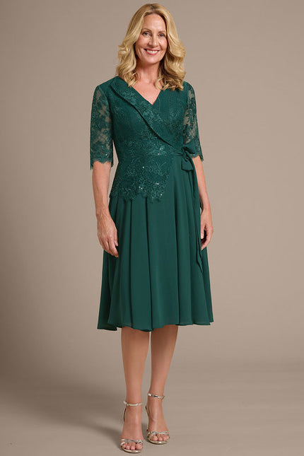 Robe Midi Vert Emeraude