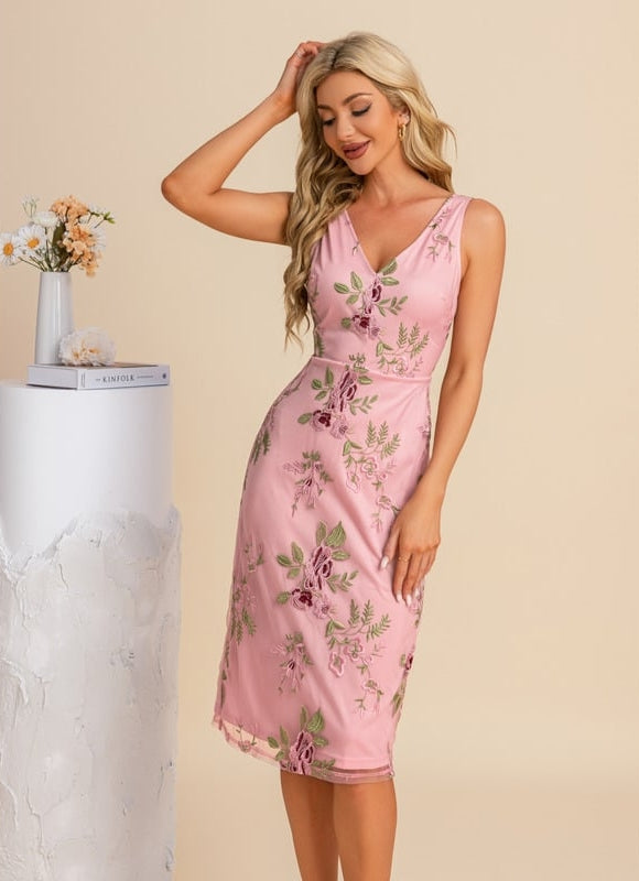 Robe Droite Fluide Midi - gallery 7