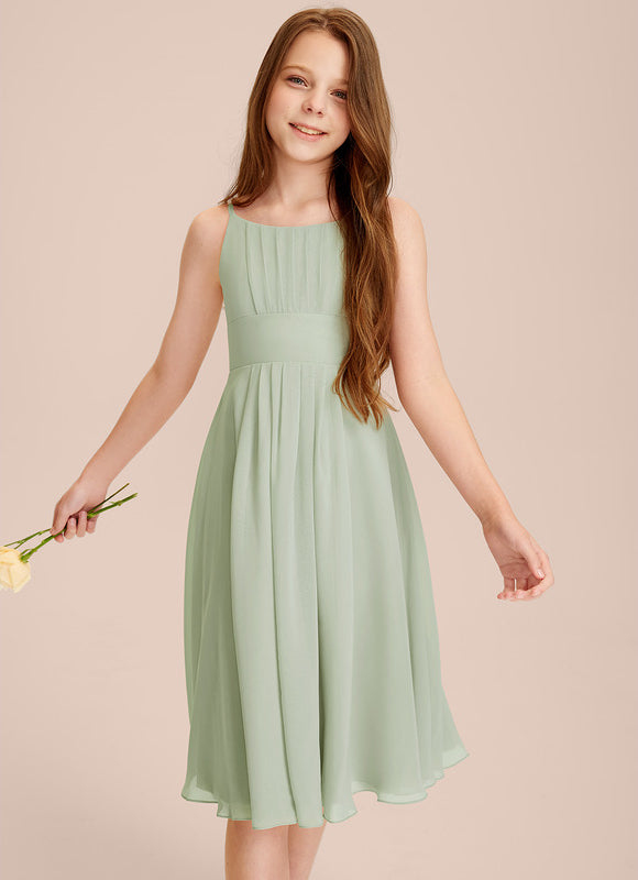 Robe Midi Évasée Marine