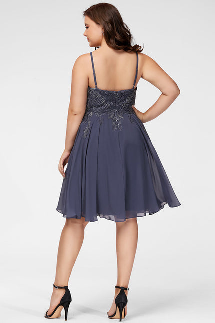 Robe Midi Nuit Marine - gallery 7