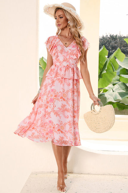 Robe Midi Florale Légère - gallery 2