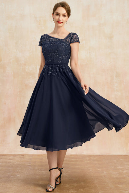 Robe Midi Élégance Céleste - gallery 3