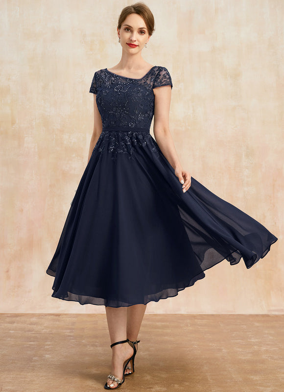 Robe Midi Élégance Céleste - gallery 3