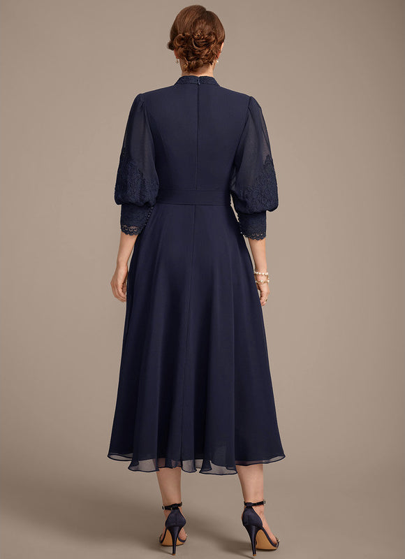 Robe Midi Mousseline Chic - gallery 5