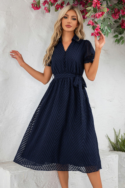 Robe Midi Chic Rayée - gallery 2
