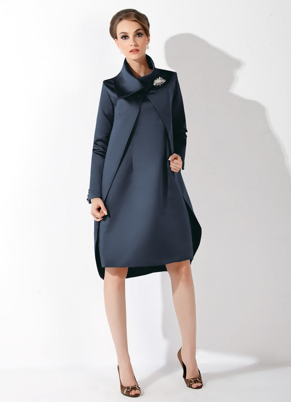 Robe Midi Satin Ombre - gallery 2