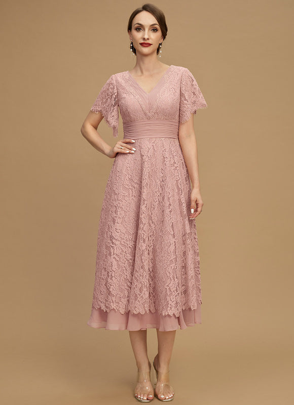 Robe Midi Délurée Écrue - gallery 4