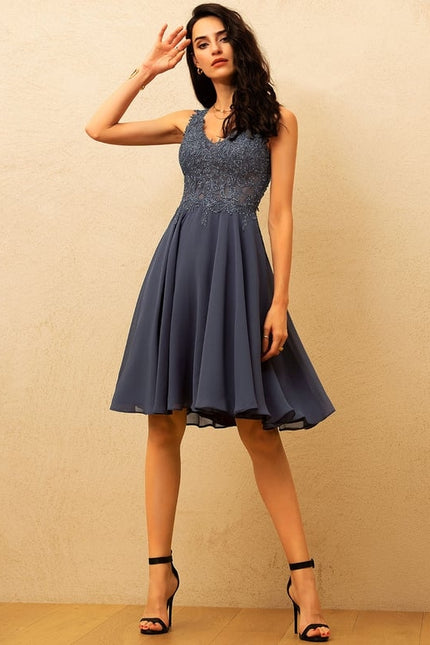 Robe Midi Chiffon Émeraude - gallery 5