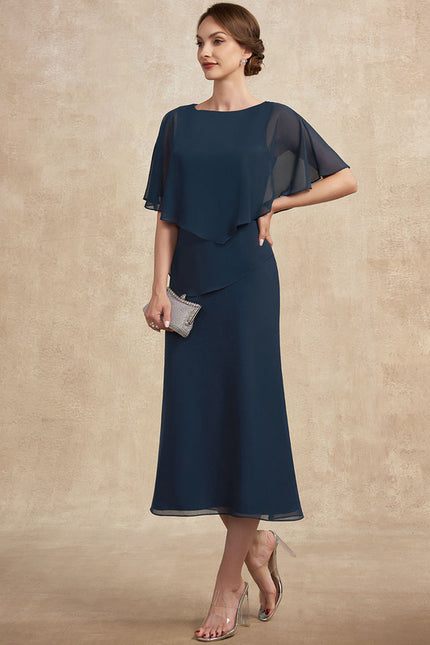Robe Midi Élégance Azurée - gallery 4