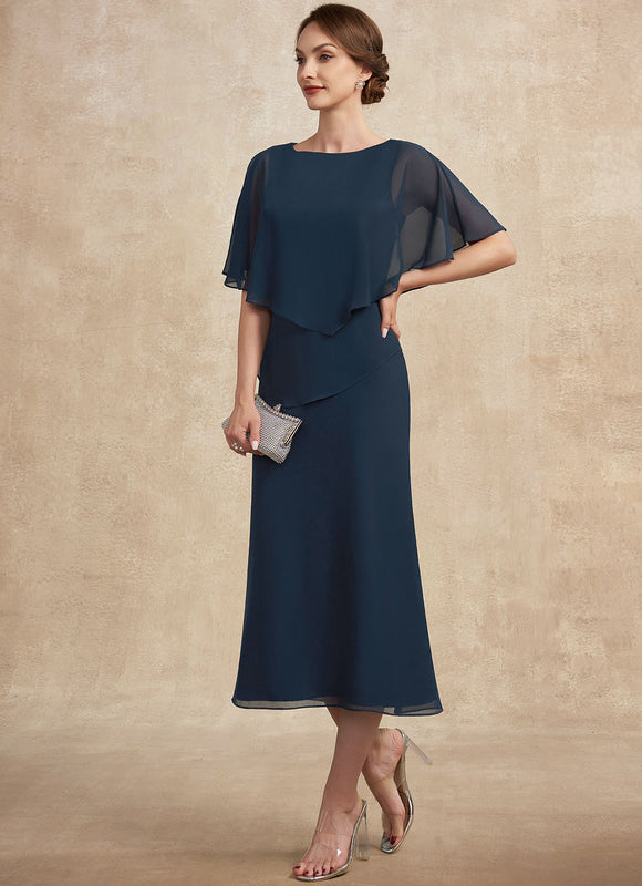 Robe Midi Élégance Azurée - gallery 4