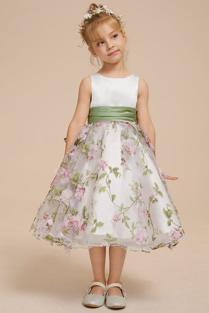 Robe Midi Fleurs Printanières