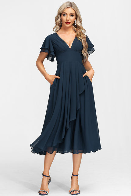 Robe Midi Ombre De Valse - gallery 7