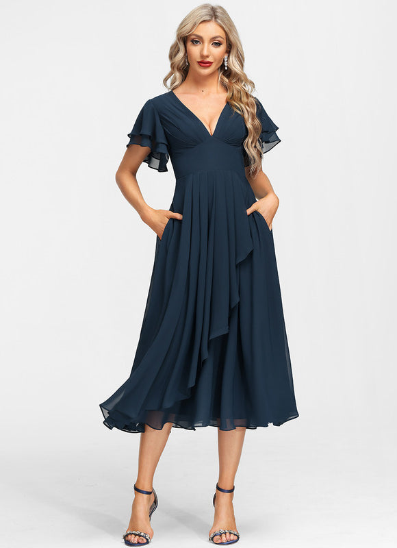 Robe Midi Ombre De Valse - gallery 7