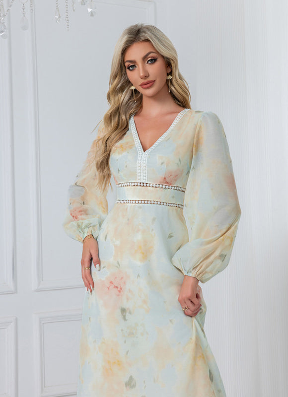 Robe Midi Florale Légère - gallery 7
