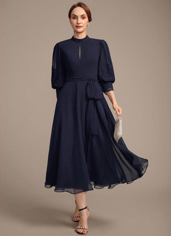 Robe Midi Mousseline Chic - gallery 2