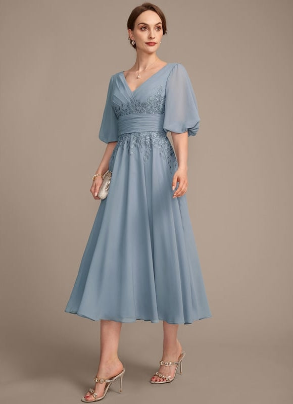 Robe Midi Céleste Douceur - gallery 3