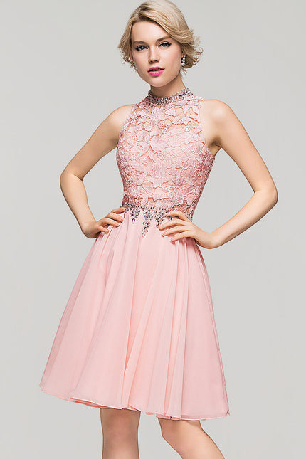 Robe Midi Rose Paillettes - gallery 4