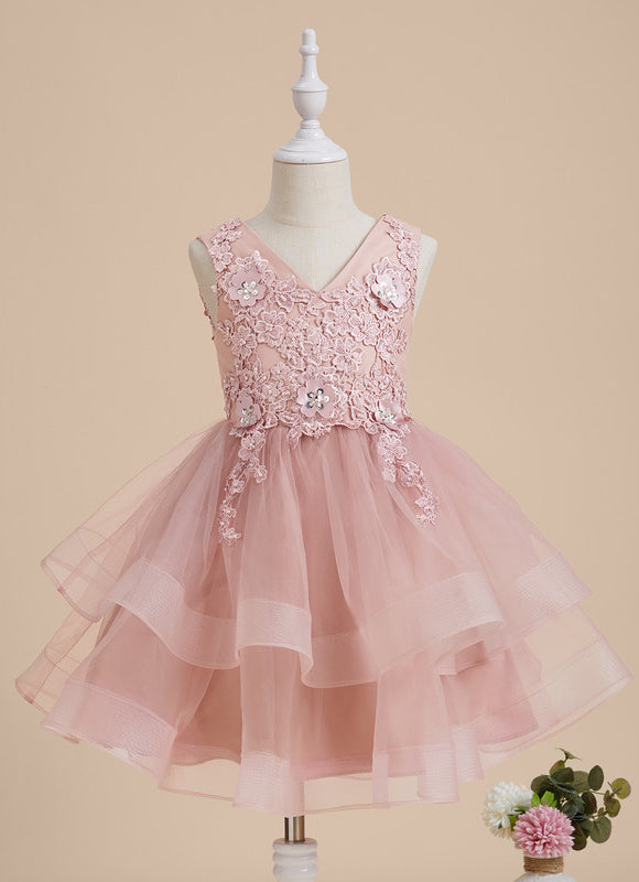Robe Midi Tulle Fleurie