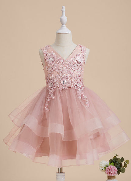 Robe Midi Tulle Fleurie