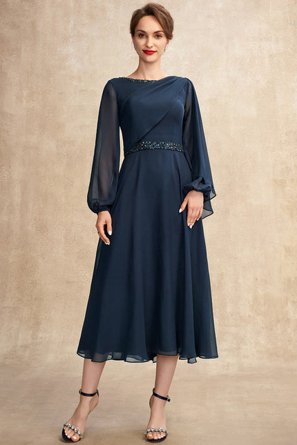Robe Midi Mousseline Sophistiquée
