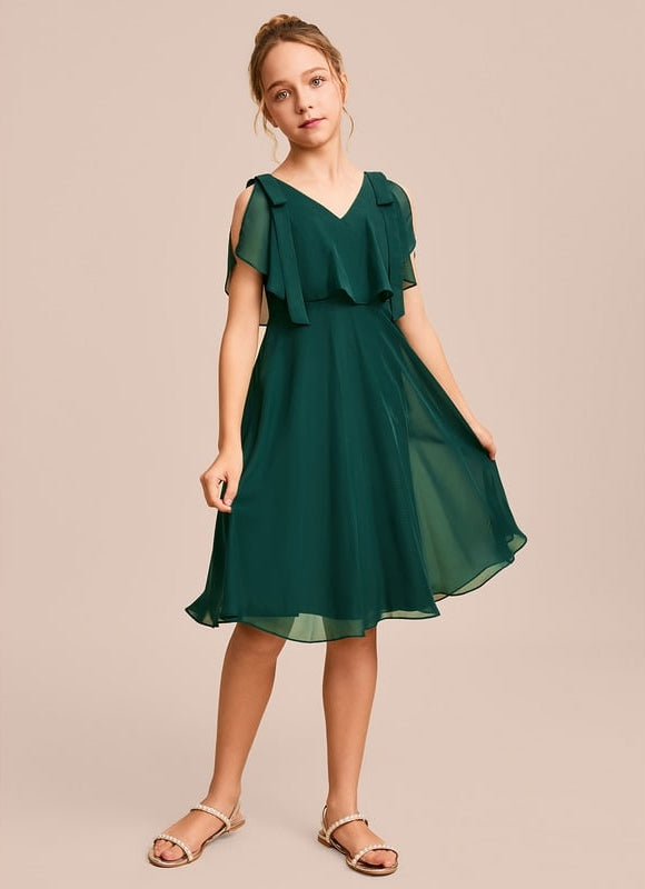 Robe Midi Émeraude Légère - gallery 2