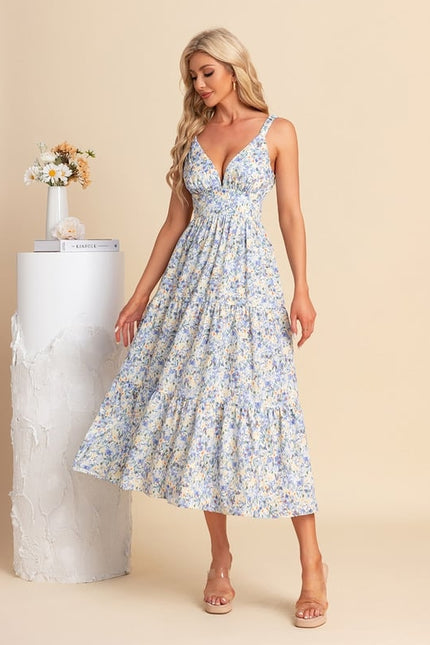 Robe Midi Fleurie Légère