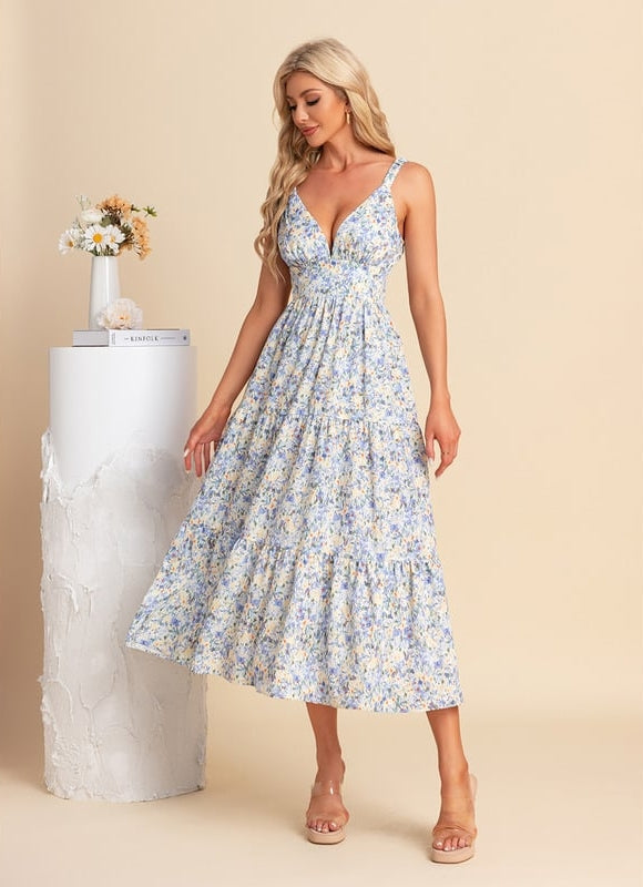 Robe Midi Fleurie Légère