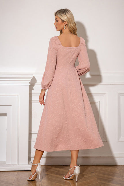 Robe Midi Midi Rose Douce - gallery 2