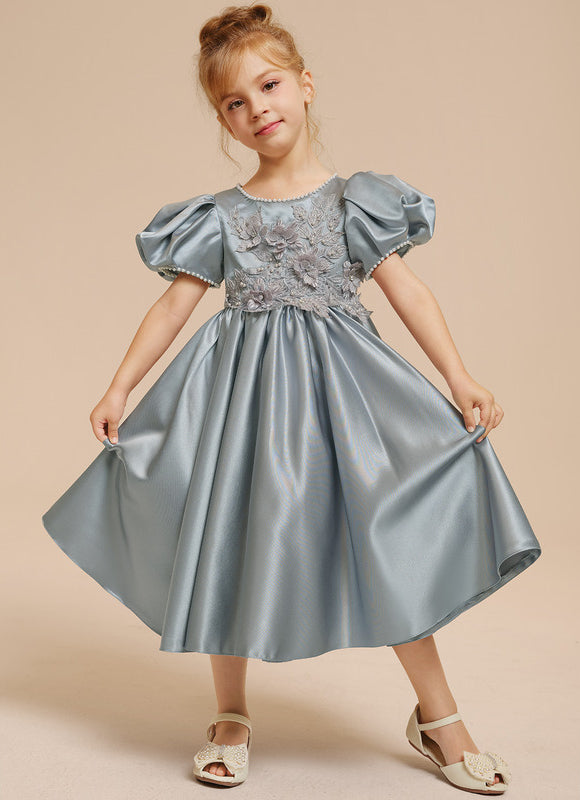 Robe Midi Satinée Enfant - gallery 9