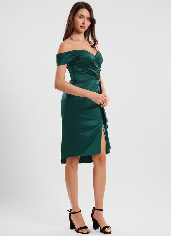 Robe Midi Élégance Séduisante - gallery 1