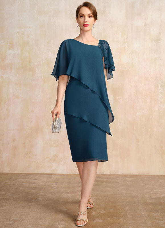 Robe Midi Ondulée Émeraude