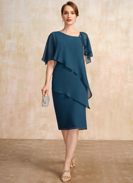 Robe Midi Ondulée Émeraude